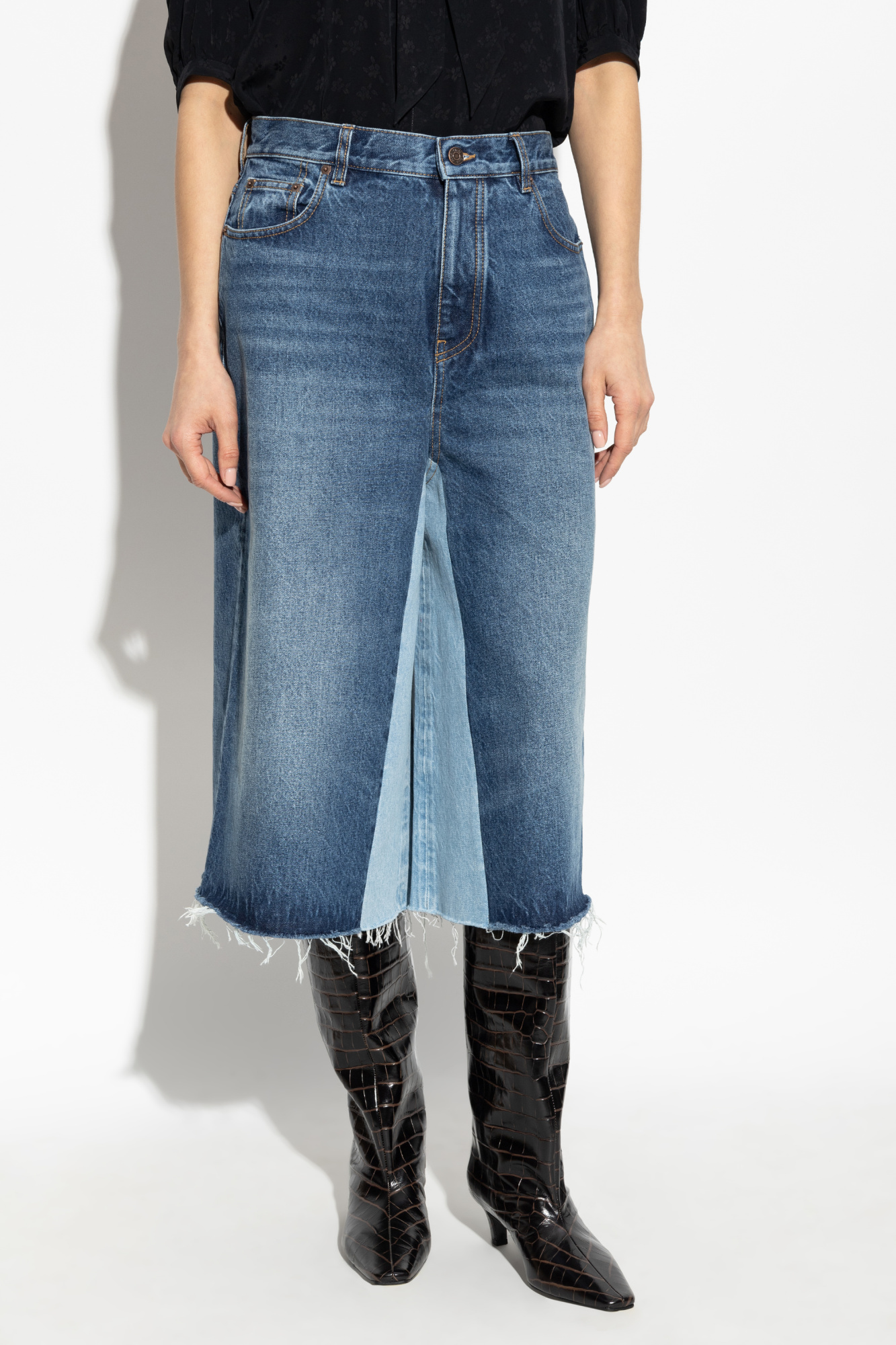 ショートパンツ Chloe SS25 Denim bermuda shorts (CH25SDS02158 476) Blue Denim shorts Chloé - Vitkac Canada